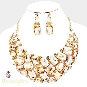 Topaz Crystal Necklace